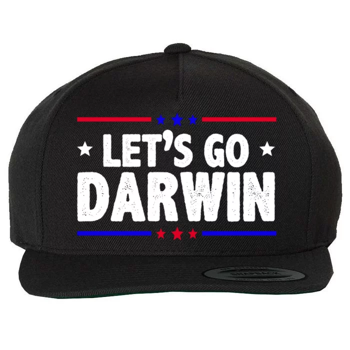 Lets Go Darwin Wool Snapback Cap