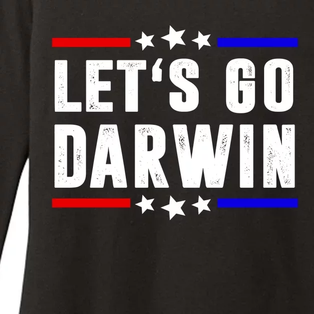 Lets Go Darwin US Vintage Womens CVC Long Sleeve Shirt