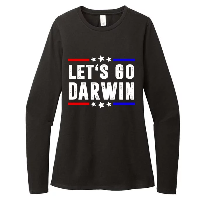 Lets Go Darwin US Vintage Womens CVC Long Sleeve Shirt