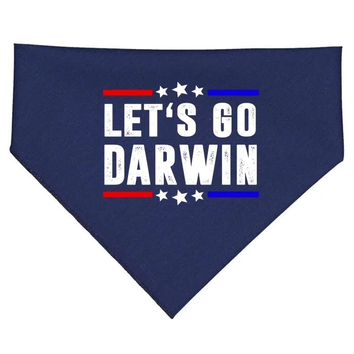 Lets Go Darwin US Vintage USA-Made Doggie Bandana