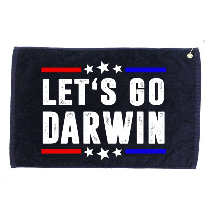 Lets Go Darwin US Vintage Grommeted Golf Towel