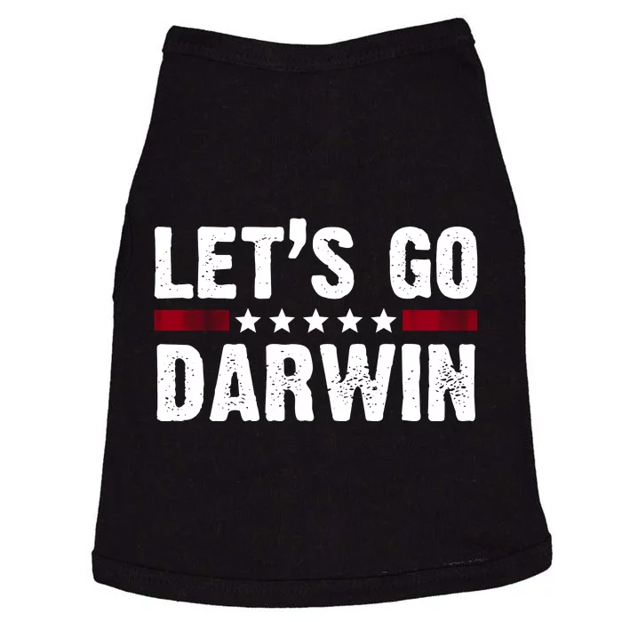 Lets Go Darwin Vintage Logo Doggie Tank