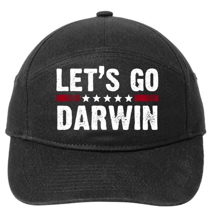 Lets Go Darwin Vintage Logo 7-Panel Snapback Hat