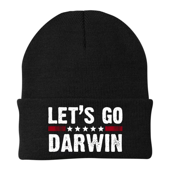 Lets Go Darwin Vintage Logo Knit Cap Winter Beanie