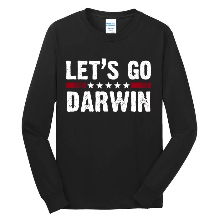 Lets Go Darwin Vintage Logo Tall Long Sleeve T-Shirt