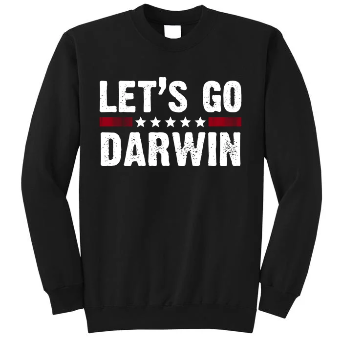 Lets Go Darwin Vintage Logo Tall Sweatshirt