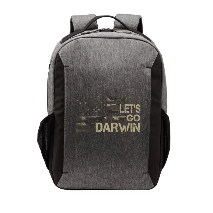 Lets Go Darwin US Camo Military Flag Vector Backpack