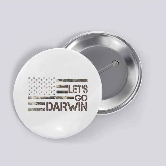 Lets Go Darwin US Camo Military Flag Button