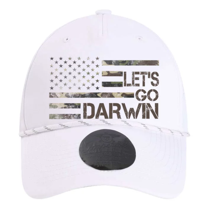 Lets Go Darwin US Camo Military Flag Performance The Dyno Cap