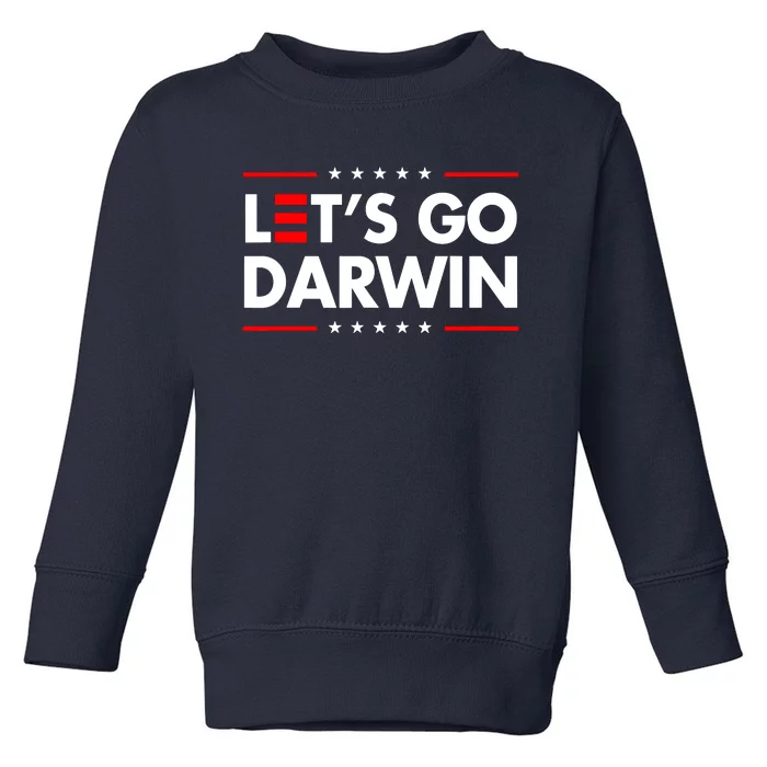 Lets Go Darwin Toddler Sweatshirt