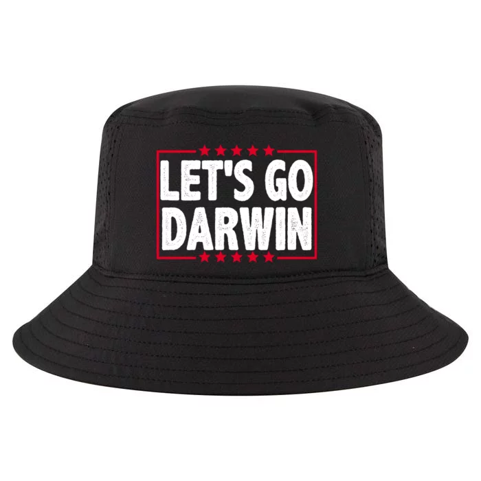 Let's Go Darwin Logo Cool Comfort Performance Bucket Hat