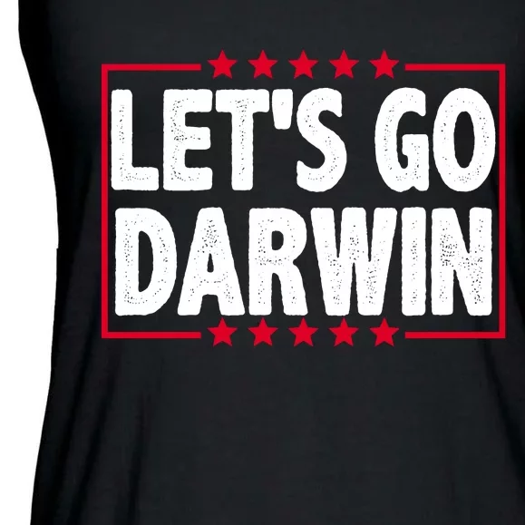 Let's Go Darwin Logo Ladies Essential Flowy Tank