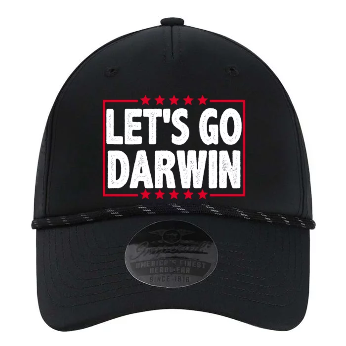 Let's Go Darwin Logo Performance The Dyno Cap