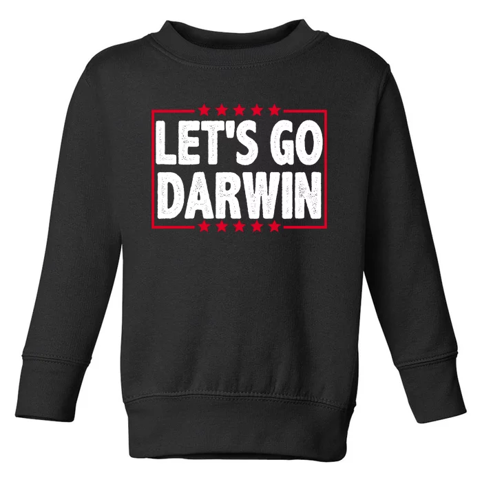 Let's Go Darwin Logo Toddler Sweatshirt