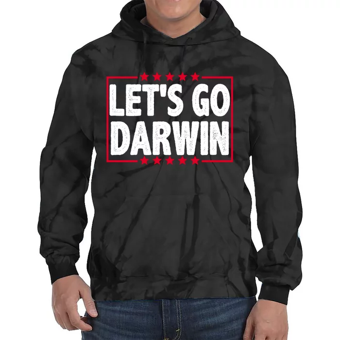 Let's Go Darwin Logo Tie Dye Hoodie