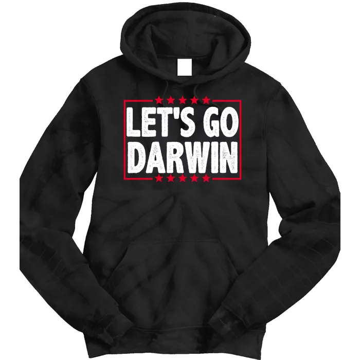 Let's Go Darwin Logo Tie Dye Hoodie