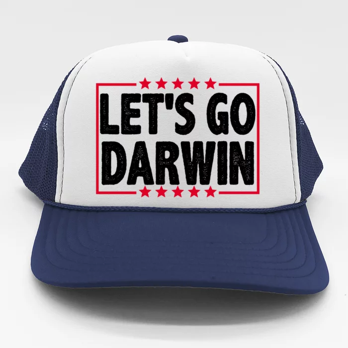 Let's Go Darwin Logo Trucker Hat