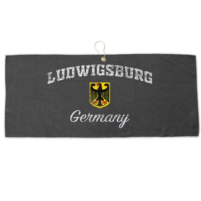 Ludwigsburg Germany Deutschland Large Microfiber Waffle Golf Towel