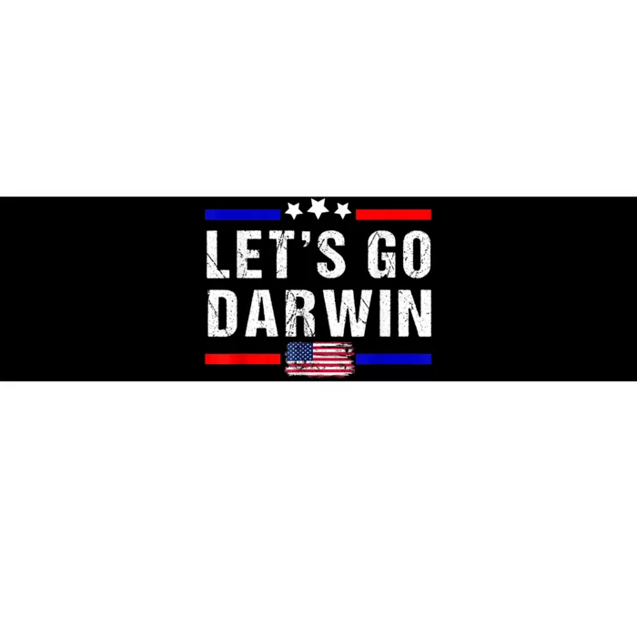 Let's Go Darwin Lets Go Darwin Meme Bumper Sticker