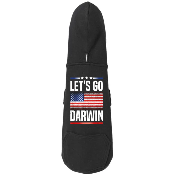 Let's Go Darwin Doggie 3-End Fleece Hoodie