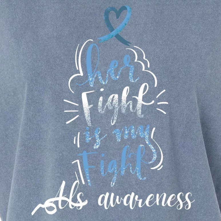 Lou Gehrigs Disease ALS Awareness Month Celebration, Perfect For MND Patients Garment-Dyed Women's Muscle Tee