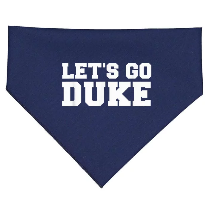 Let's Go Duke USA-Made Doggie Bandana