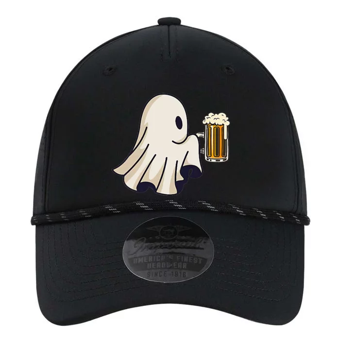 Little Ghost Drinking Beer Funny Halloween Costume Performance The Dyno Cap