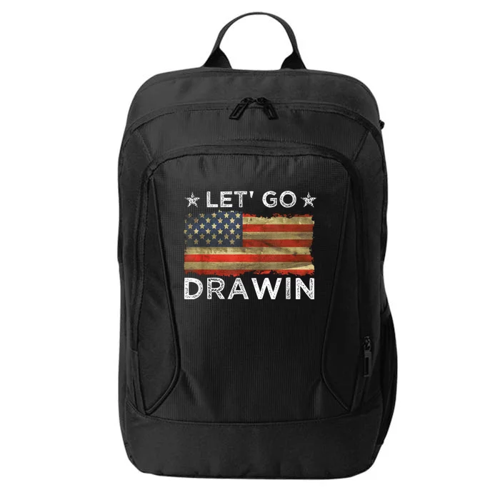 Lets Go Darwin Usa Flag City Backpack