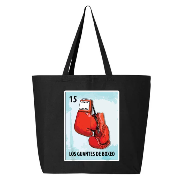 Los Guantes De Boxeo Mexican Boxing Gloves Cards 25L Jumbo Tote