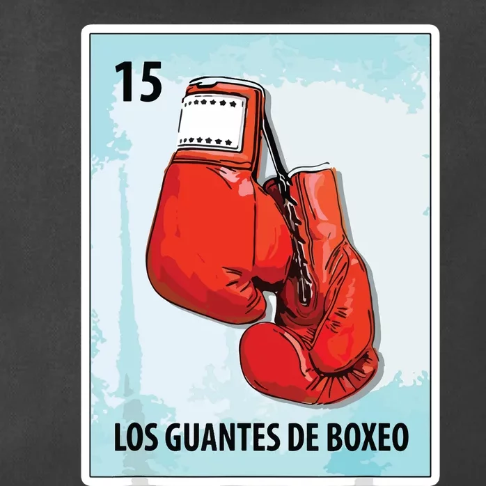 Los Guantes De Boxeo Mexican Boxing Gloves Cards Zip Tote Bag