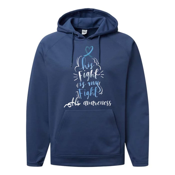 Lou Gehrig Disease ALS Awareness Month Celebration, Perfect For MND Patients Performance Fleece Hoodie