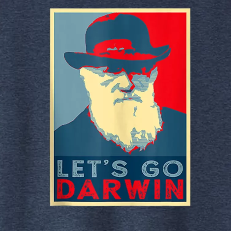 Lets Go Darwin Funny Sarcastic Hope Style Women's Crop Top Tee