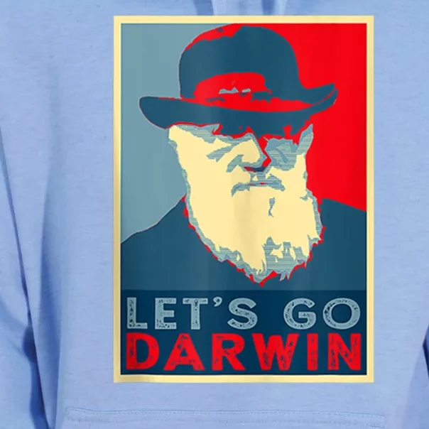 Lets Go Darwin Funny Sarcastic Hope Style Unisex Surf Hoodie