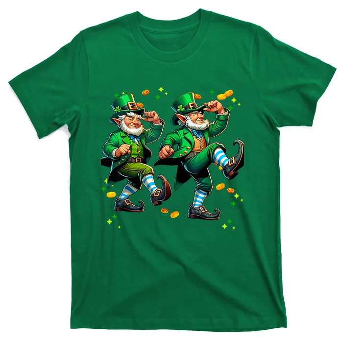 Leprechaun Gridd Dance St Patricks Day T-Shirt