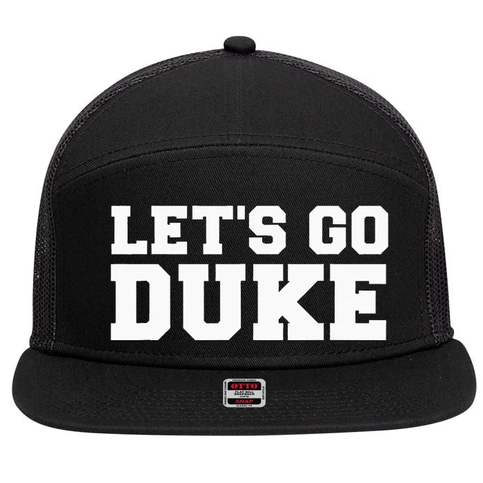 Lets Go D.U.K.E 7 Panel Mesh Trucker Snapback Hat