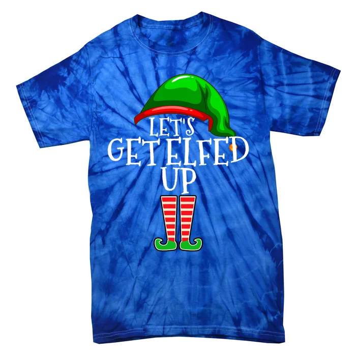 Let's Get Ed Up Matching Family Group Christmas Funny Cool Gift Tie-Dye T-Shirt