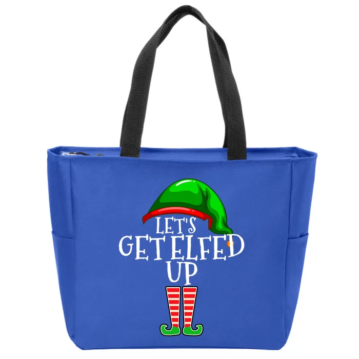 Let's Get Ed Up Matching Family Group Christmas Funny Cool Gift Zip Tote Bag