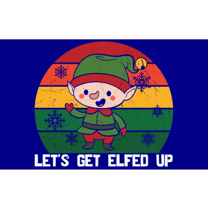 Let's Get Elfed Up Elf Family Matching Christmas Xmas Gift Bumper Sticker