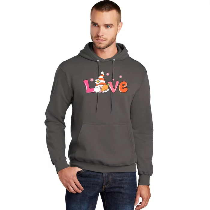 Love Gnome Easter Spring Cute Hoodie