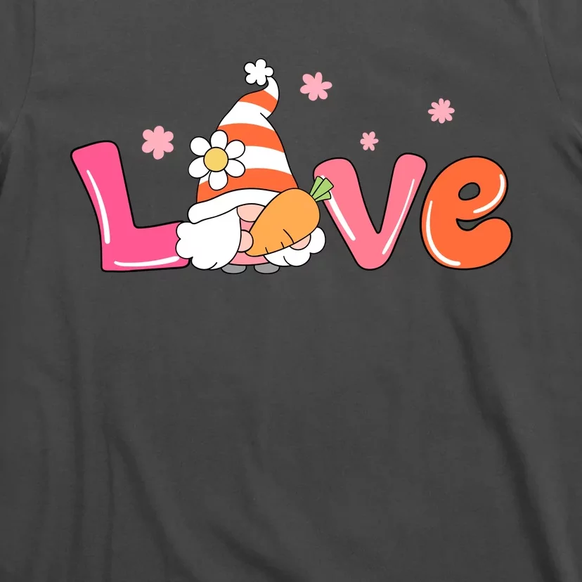 Love Gnome Easter Spring Cute T-Shirt