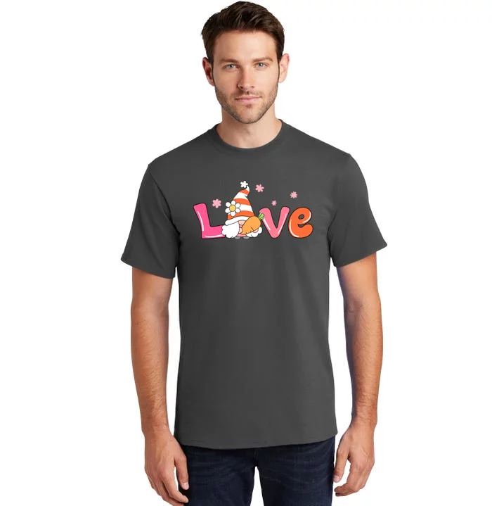 Love Gnome Easter Spring Cute Tall T-Shirt