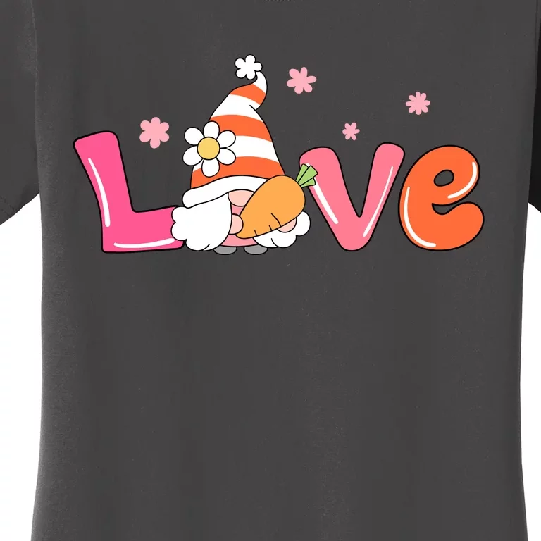 Love Gnome Easter Spring Cute Women's T-Shirt