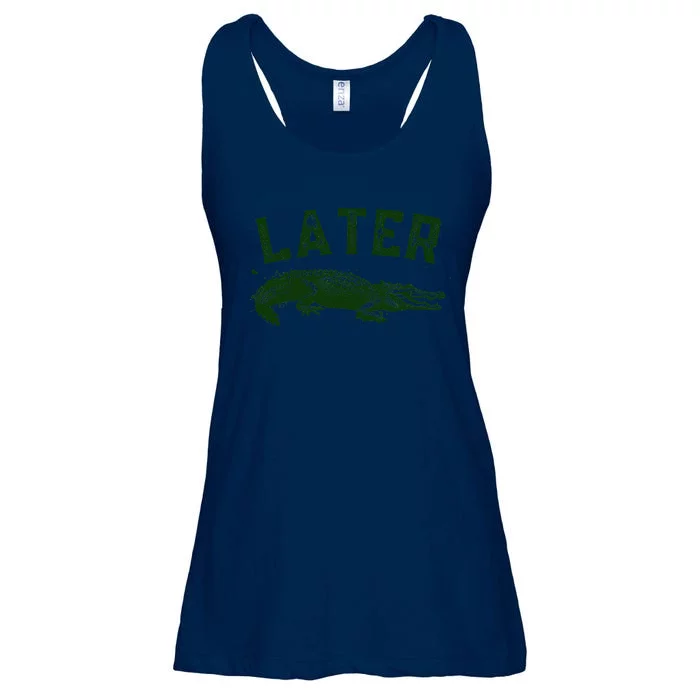 Later Gator Funny Alligator Ladies Essential Flowy Tank