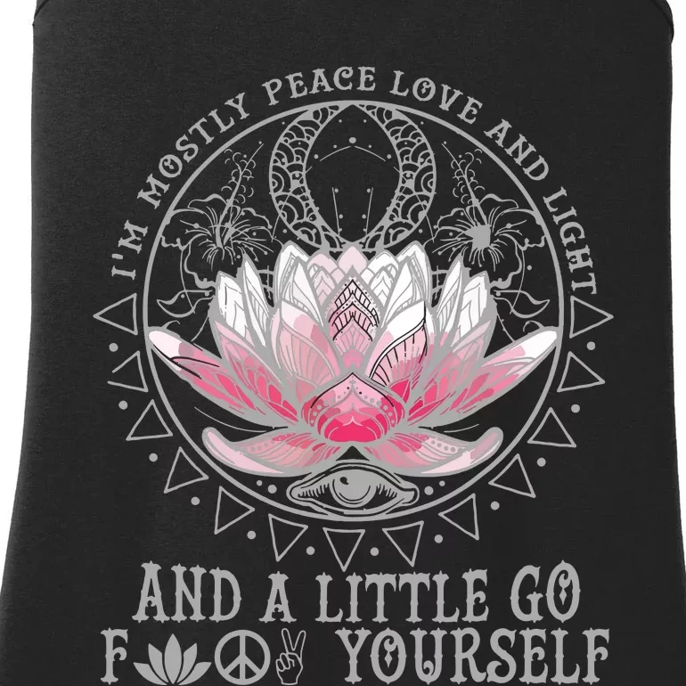 Little Go F Yourself Lotus Ladies Essential Tank