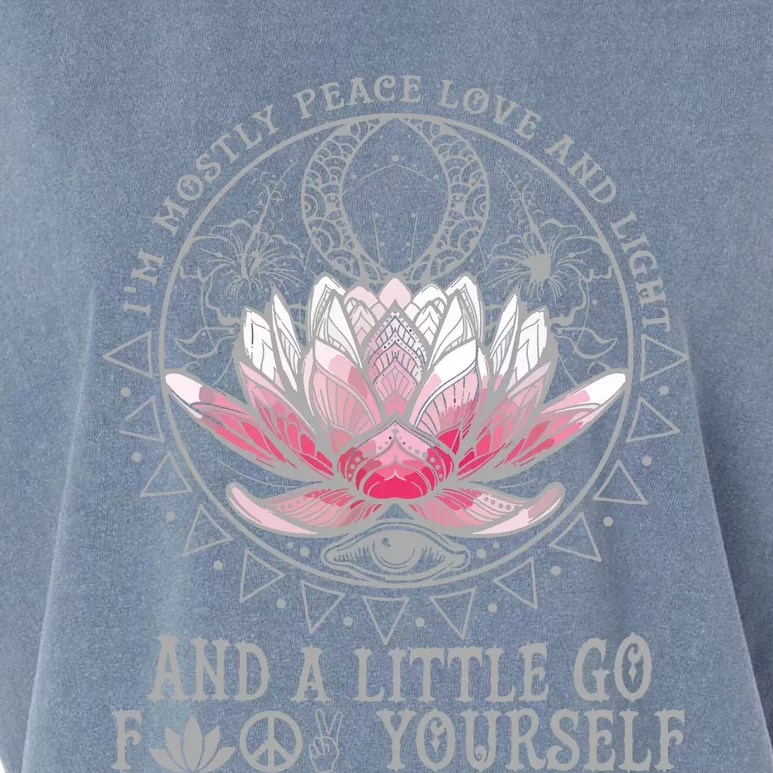 Little Go F Yourself Lotus Garment-Dyed Women's Muscle Tee