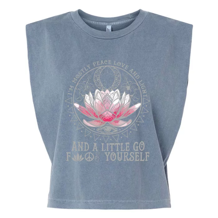 Little Go F Yourself Lotus Garment-Dyed Women's Muscle Tee