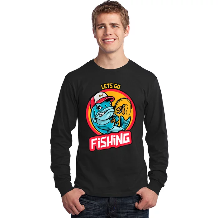 Lets Go Fishing Long Sleeve Shirt