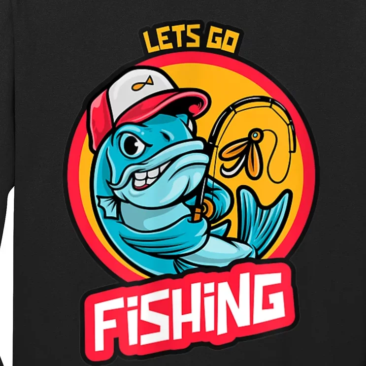 Lets Go Fishing Long Sleeve Shirt