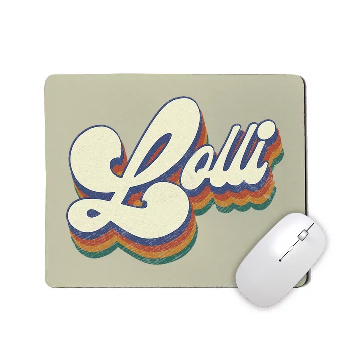 Lolli Gifts For Grandma Retro Vintage Mother's Day Lolli Mousepad