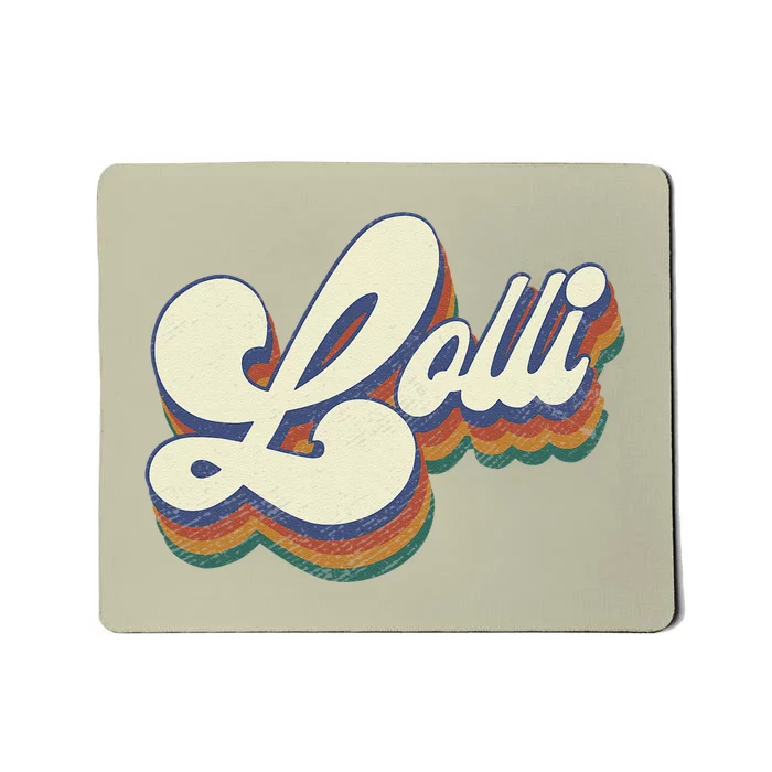 Lolli Gifts For Grandma Retro Vintage Mother's Day Lolli Mousepad